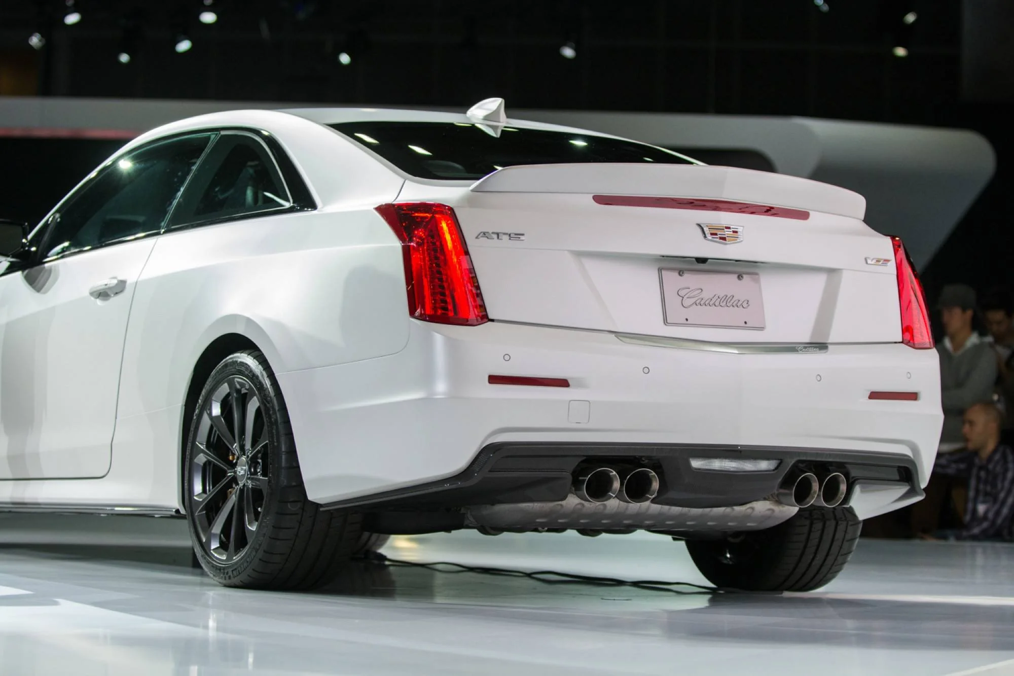Cadillac ATS-V Coupe Factory Style Lip No Light Spoiler (2015 - 2018) - Image 5
