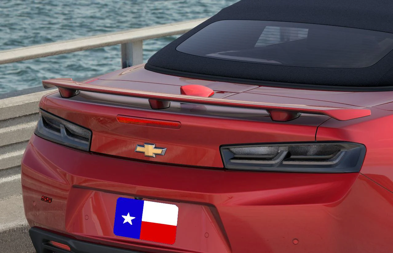 Chevrolet Camaro 6 Factory Style 3Post No Light Spoiler (2016-2024) fits Convertible - Image 6