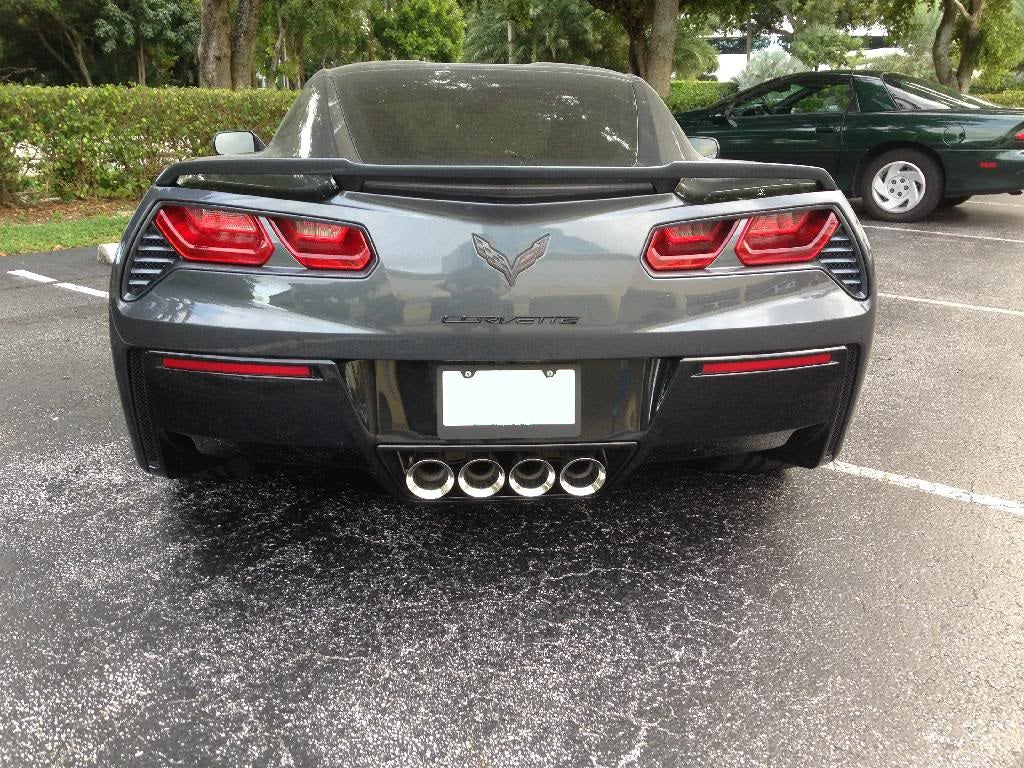 Chevrolet Corvette (C7) Factory Style High Rise Post No Light Spoiler (2014-2019) - Image 4