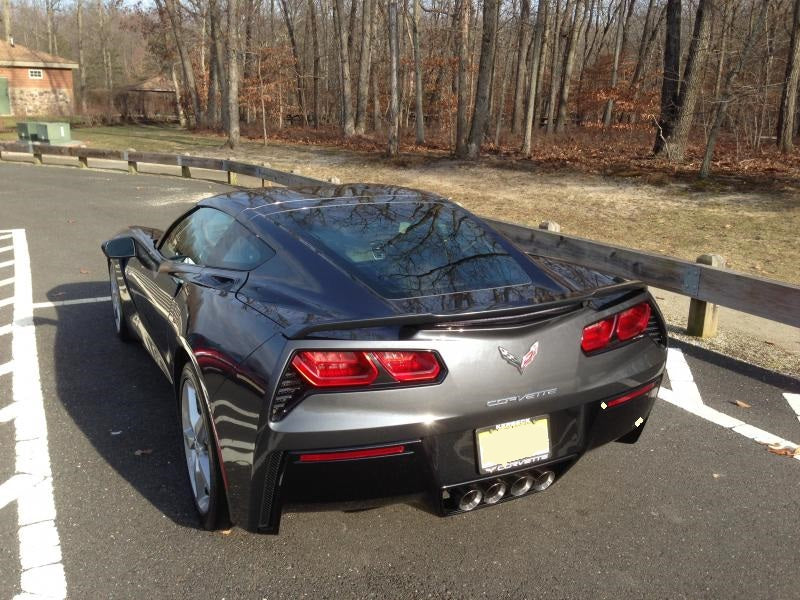 Chevrolet Corvette (C7) Factory Style High Rise Post No Light Spoiler (2014-2019) - Image 5