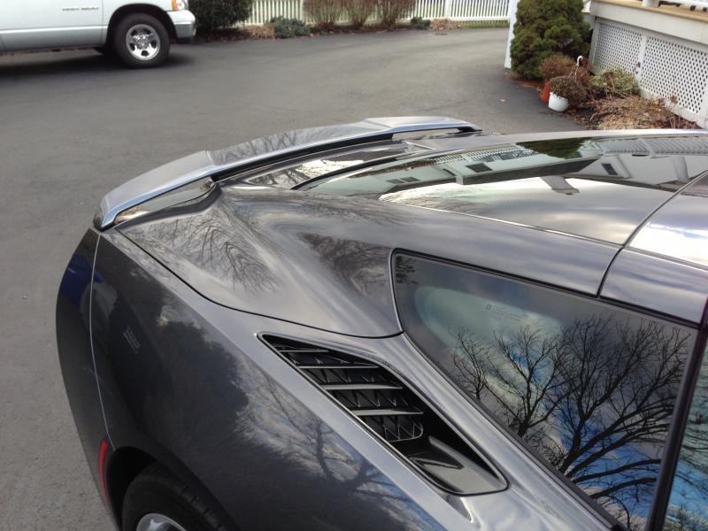 Chevrolet Corvette (C7) Factory Style High Rise Post No Light Spoiler (2014-2019) - Image 6