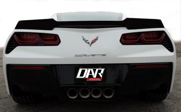 Chevrolet Corvette (C7) "Wickerbill" Inspired Custom Flush No Light Spoiler (2014-2019) - Image 3