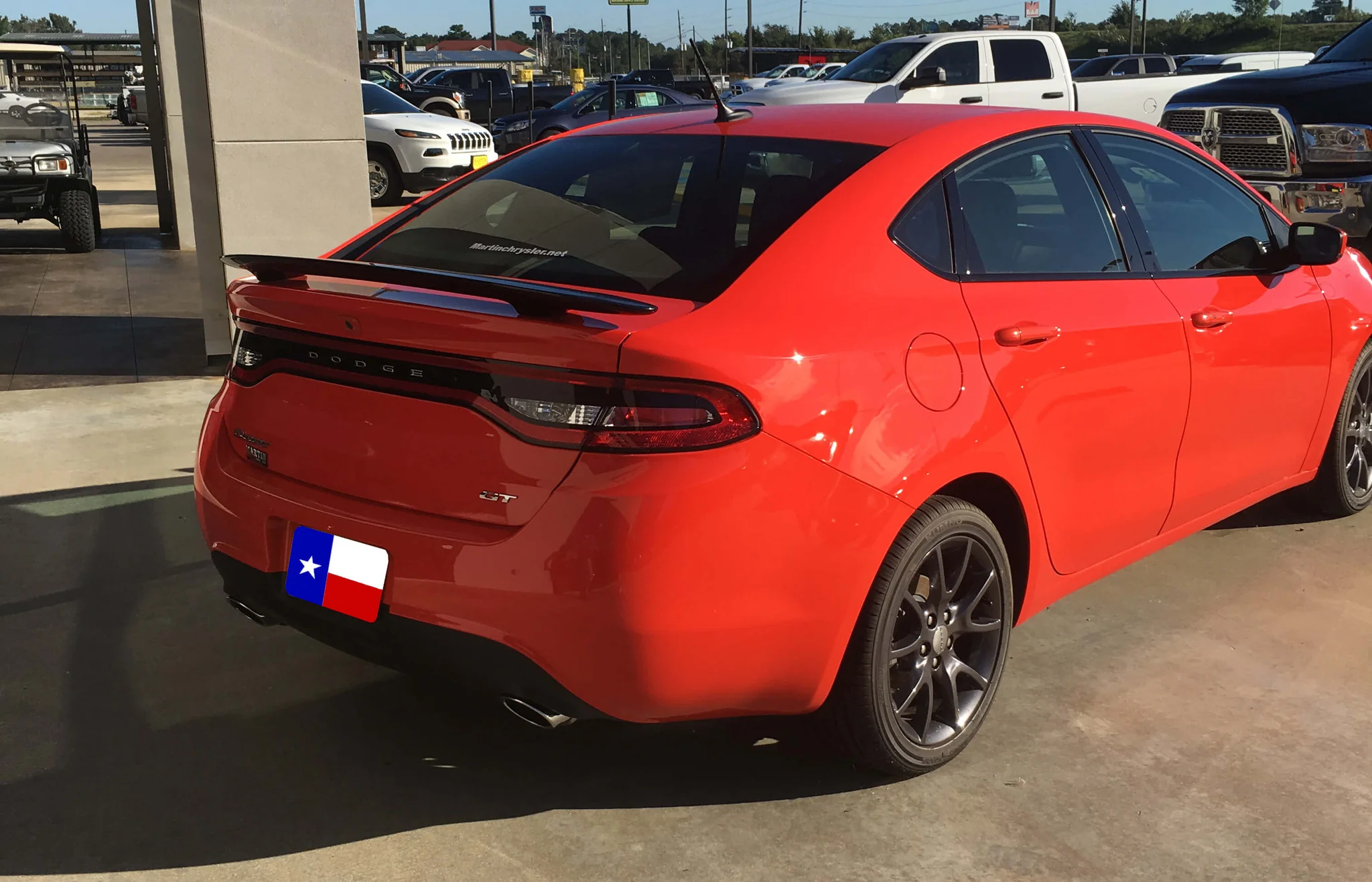 DODGE DART CUSTOM 2POST NO LIGHT SPOILER (2013-2016) - Image 2