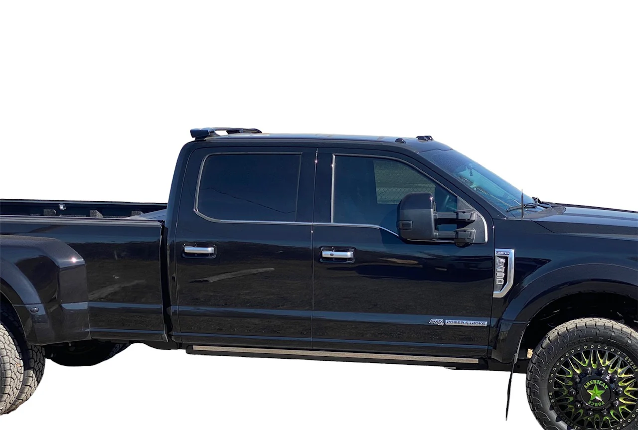 Ford F-250/F-350/F-450/F-550 Custom Post No Light Spoiler Fits All Crew Cabs (2020-UP) - Image 2