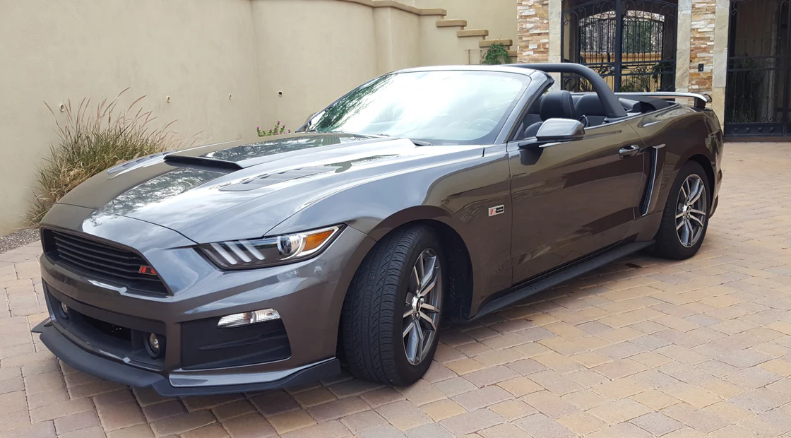 Ford Mustang Convertible "Black Mamba" Custom 2Post No Light Spoiler (2015-2023) - Image 4