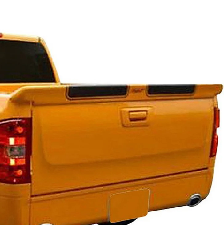 GMC Sierra Pick-Up (Not Stepside) Custom Tailgate No Light Spoiler (2007-2013) - Image 2