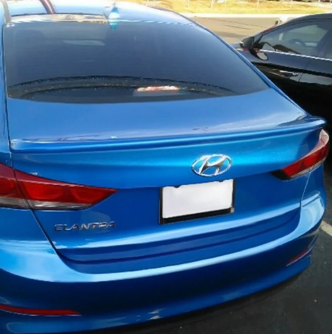 Hyundai Elantra Custom Lipmount No Light Spoiler (2017-2018) - Image 2