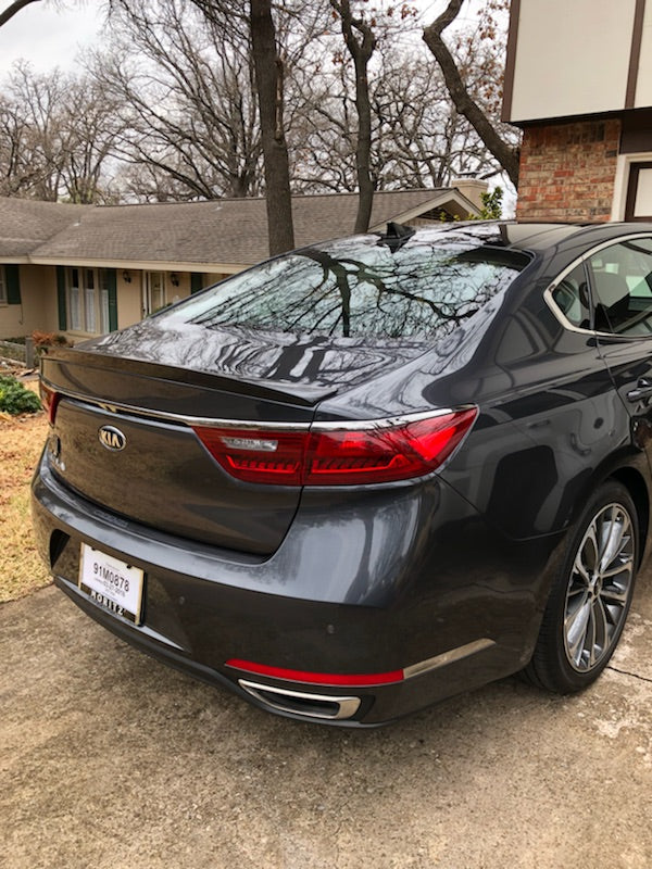 Kia Cadenza Custom Flush No Light Spoiler (2018-2020) - Image 2