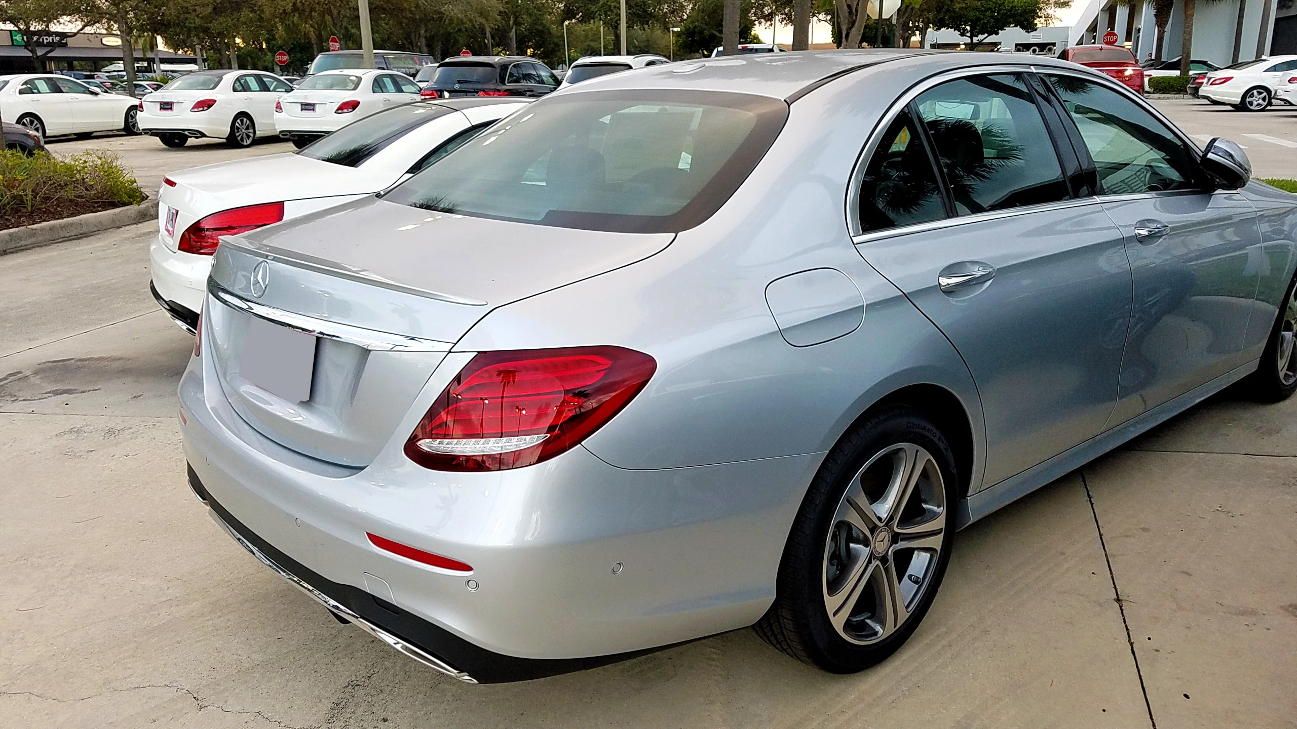 Mercedes E Class Sedan Factory Style Lip No Light Spoiler (2017-2023) - Image 6