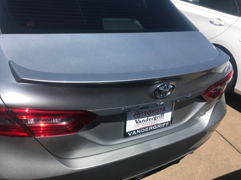 Toyota Camry Factory Flush No Light Spoiler (2018-2024) - Image 4